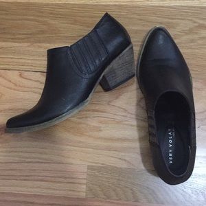 Very Volatile Los Angeles real leather booties