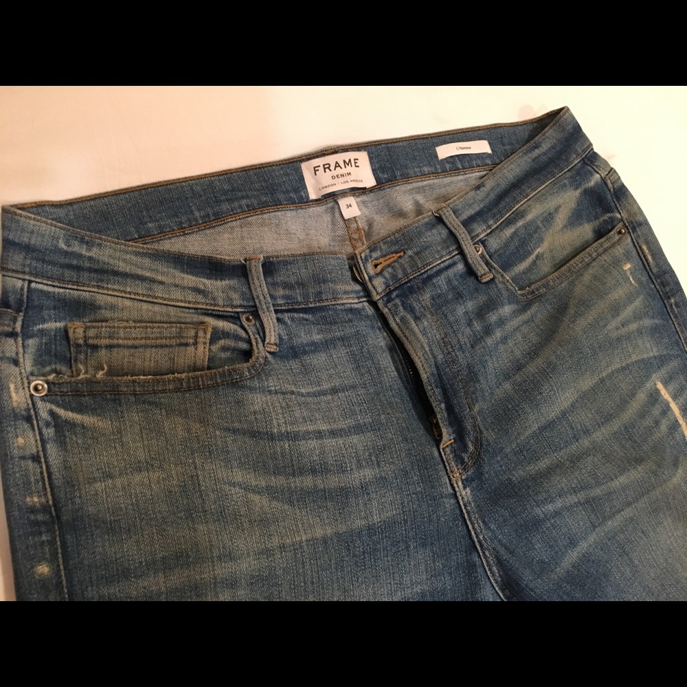 Frame Denim L'Homme Slim Jeans 34x32