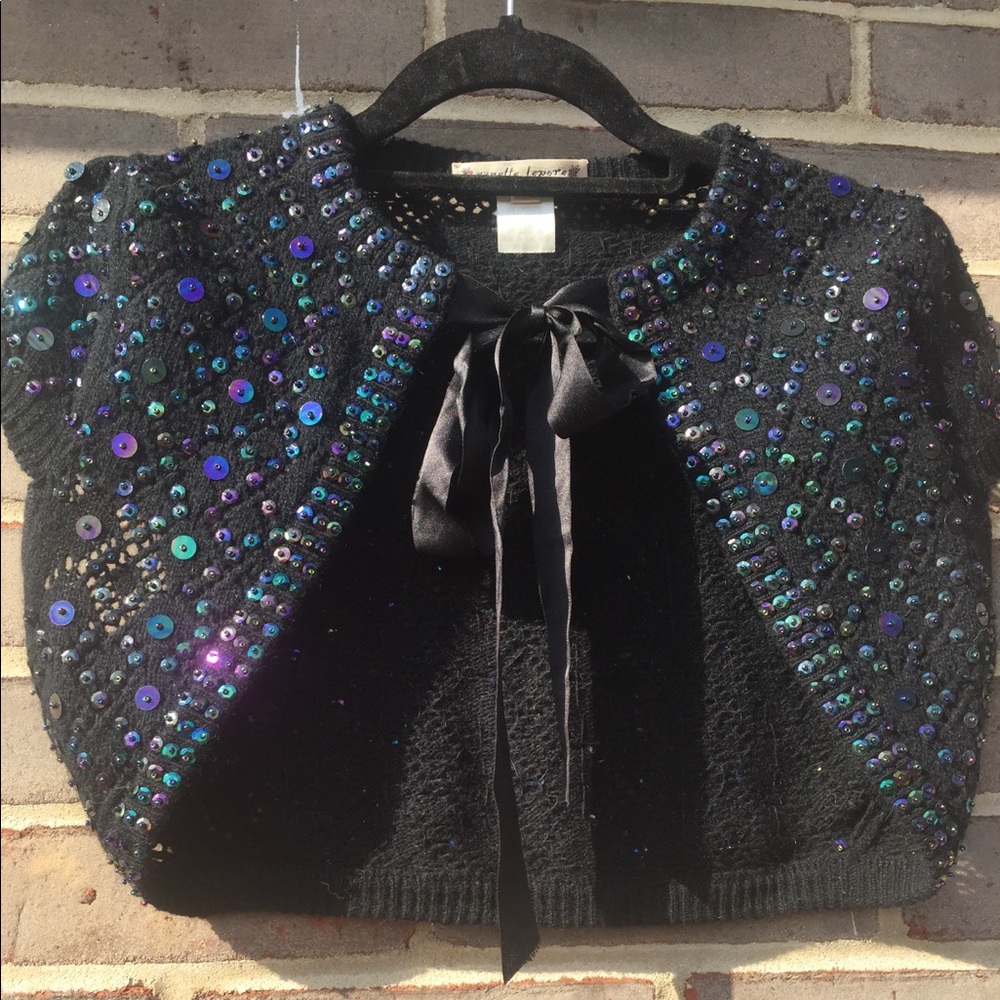 Nanette Lepore beaded shrug