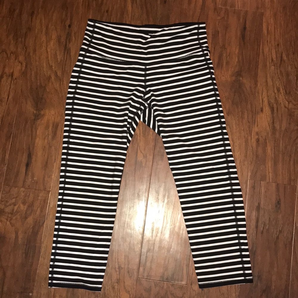 Athleta Striped Capri
