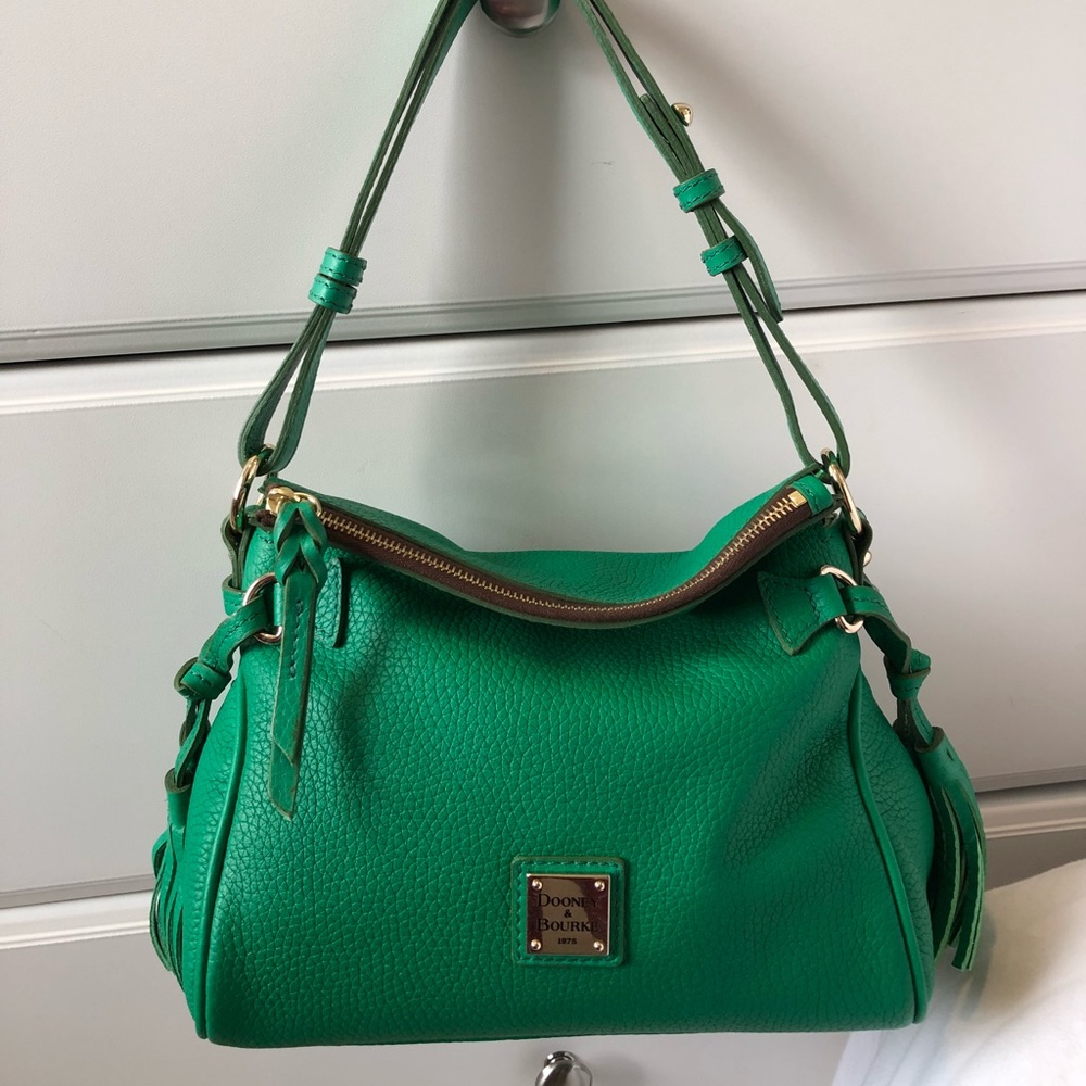 *SOLD* Dooney & Bourke Mini GREEN Samba Satchel