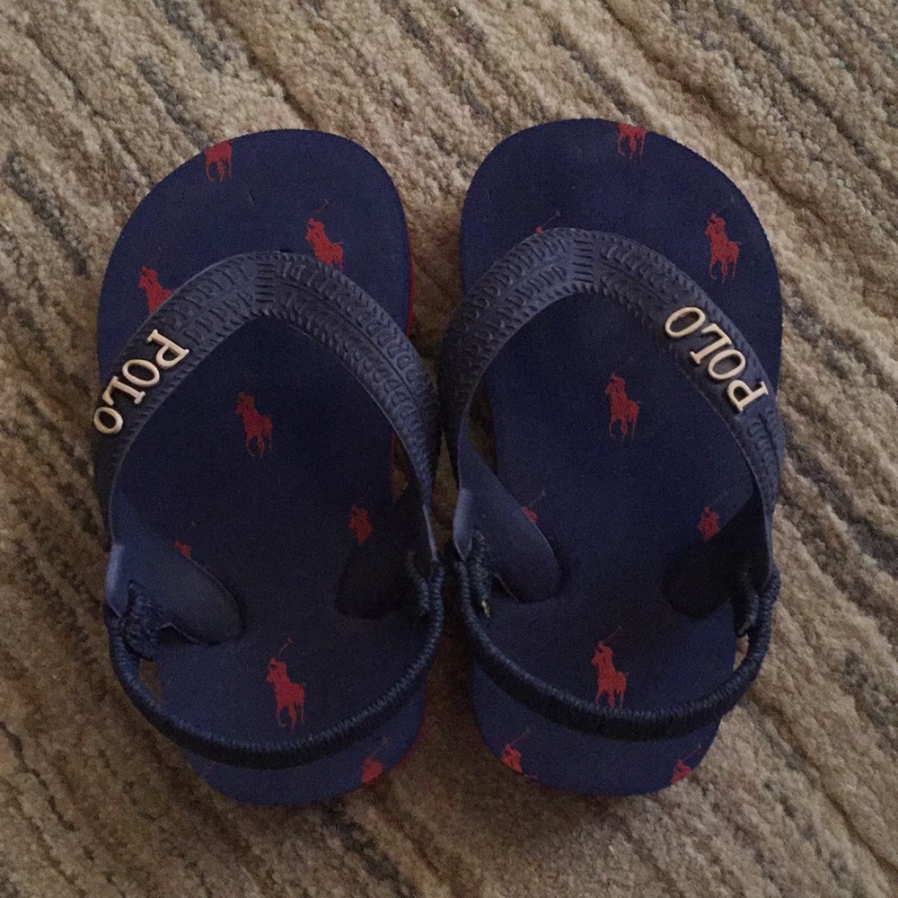 Toddler Ralph Lauren Polo Flipflops