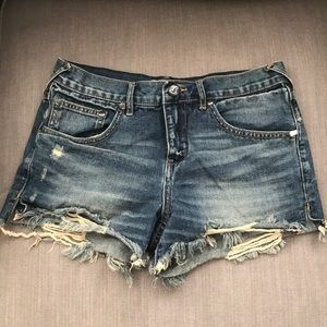 Free People Denim Cutoffs Size 26