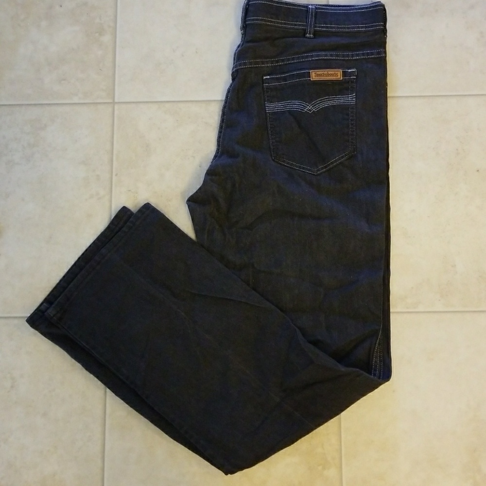 Men's dark jeans