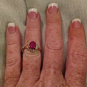 Sterling Silver Garnet