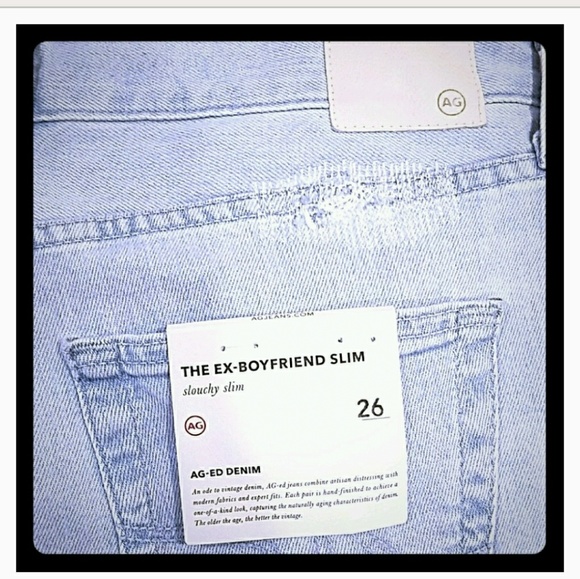 SALE! NWT AG ADRIANO GOLDSCHMEID BOYFRIEND JEANS - Picture 7 of 7