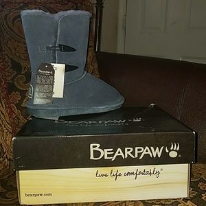 Gray Bearpaw Boots