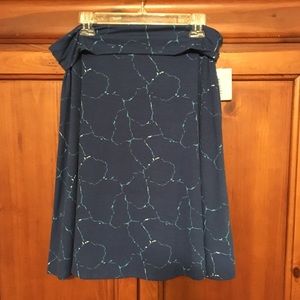 LulaRoe Azure Blue Skirt