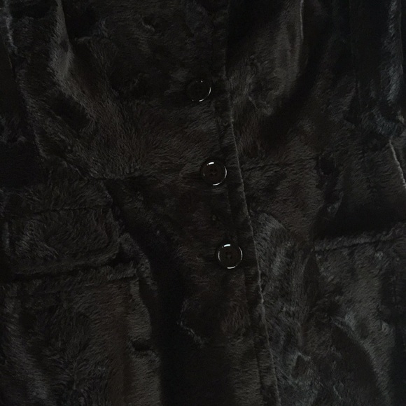 BANANA REPUBLIC plush faux fur teddy blazer Jacket - Picture 4 of 8