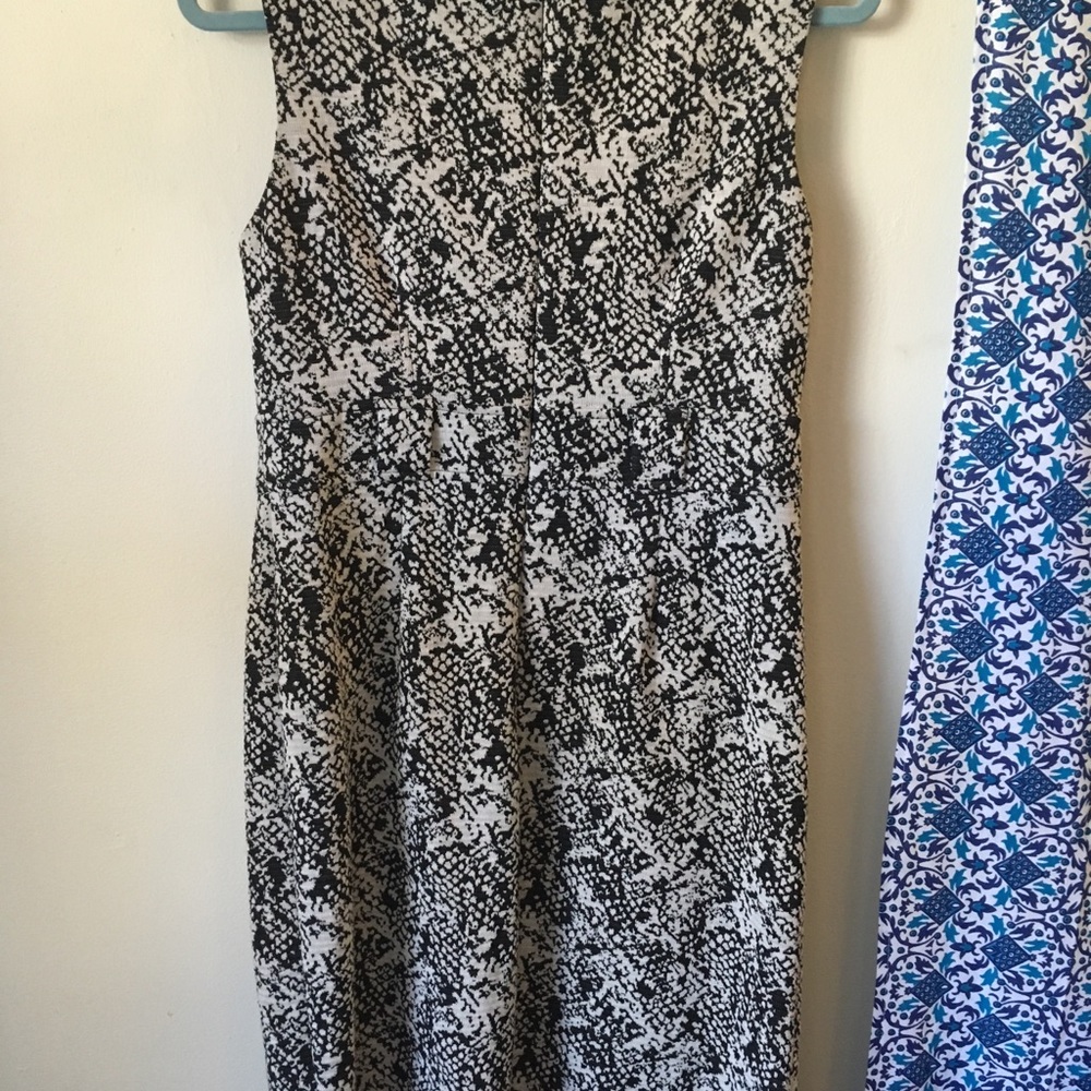 Sandra Darren Black Ivory Dress Designer Size 10 - Picture 6 of 6