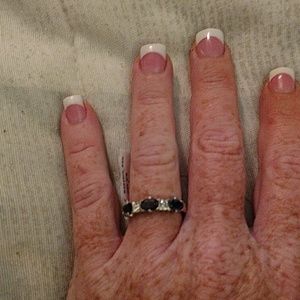 Sterling Silver Blu Sapfire