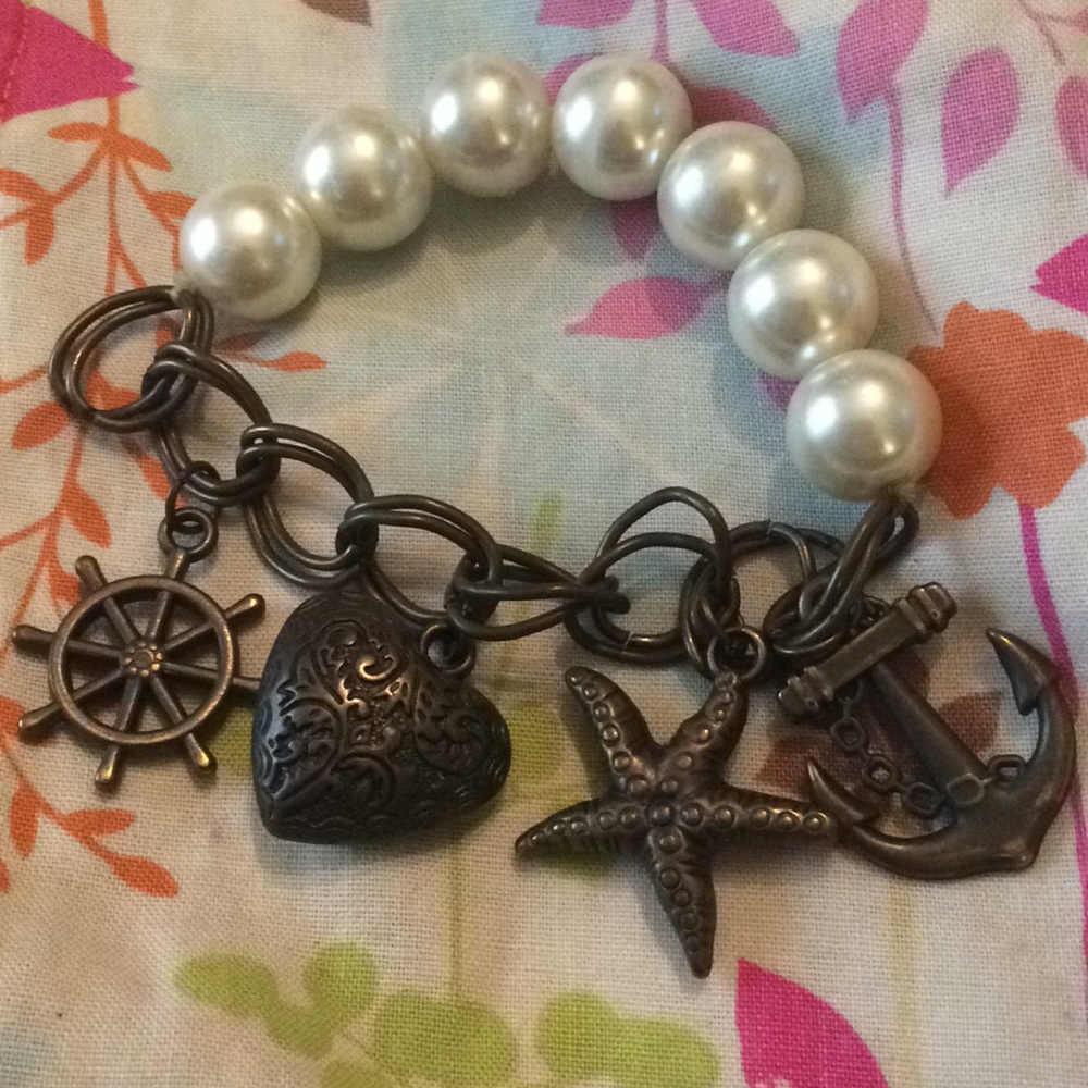 Nautical charm bracelet