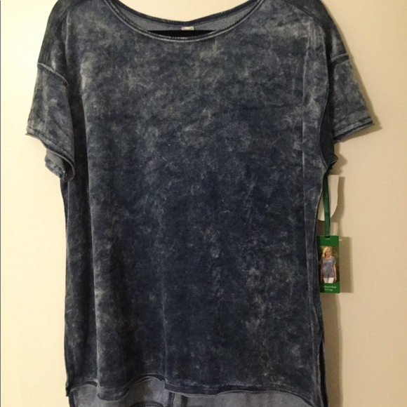 S. Crushed Velvet. Denim color. - Picture 3 of 6