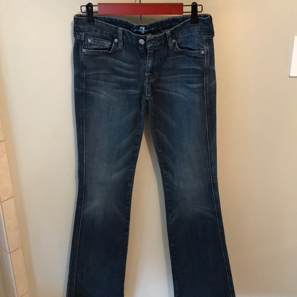 7 jeans. Boot cut.