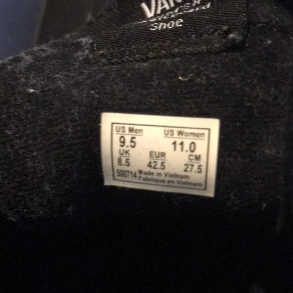 All black high top vans - Picture 3 of 4