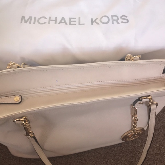 Mkors off white tote bag - Picture 3 of 8