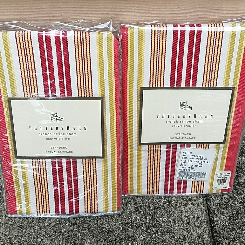 Pottery Barn shams