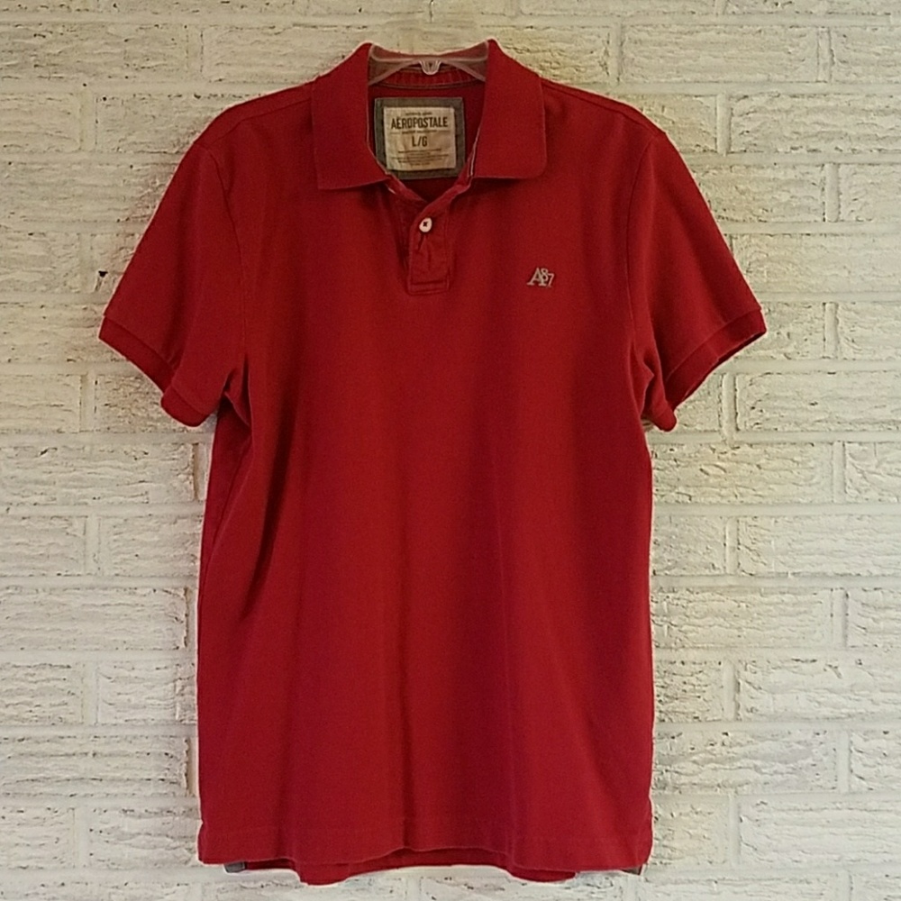 Aeropostale Men's Vintage Style Polo