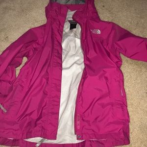 North face rain coat