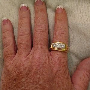 Mens Cubic Zirconia Ring