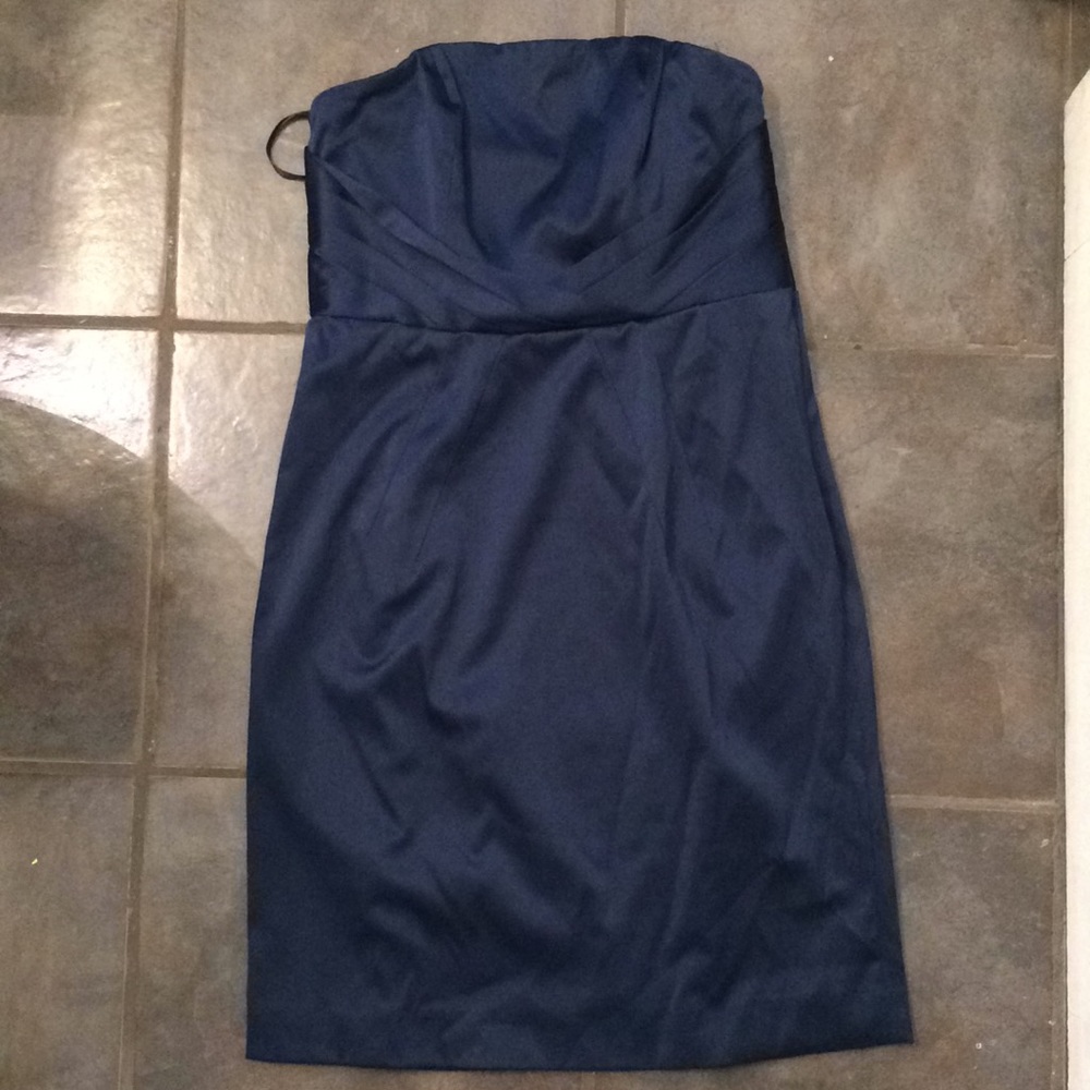 Navy blue mini dress