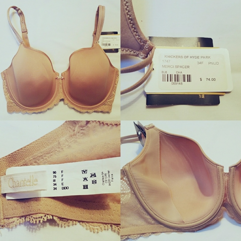 34F/34DDD Chantelle Paris Bra - Spacer