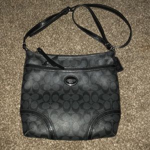 Black Signature Coach Bag