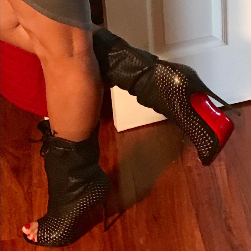 SOLD! Authentic Christian Louboutin mid-calf boots