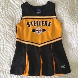 NWOT Girls Steelers NFL Cheer Uniform