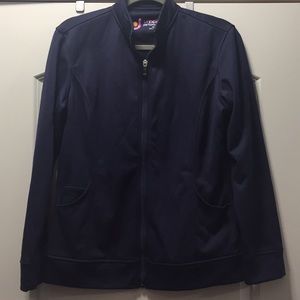 Urbane performance fleece scrub jacket size small