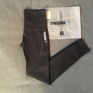 Gymshark Seamless Black Marl Leggings, XS, NWOT