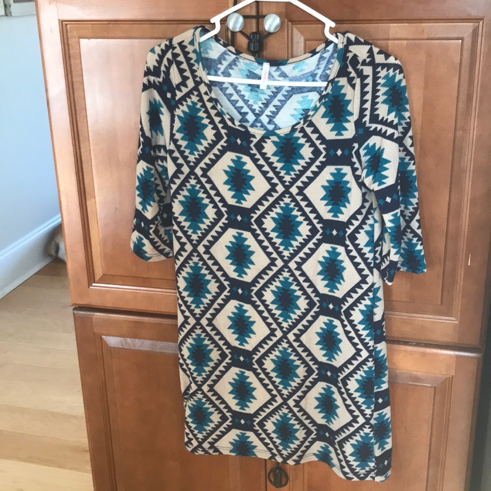 Pink blush maternity tunic