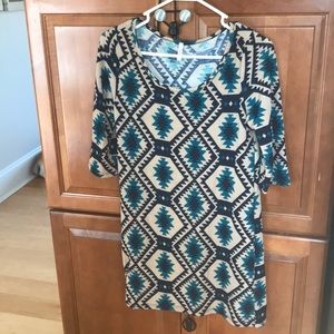 Pink blush maternity tunic