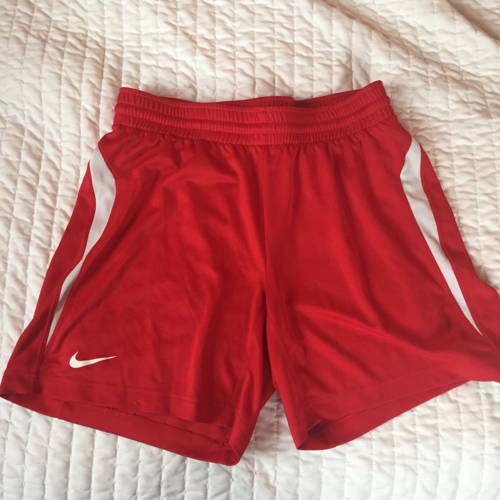 Red Nike Athletic shorts