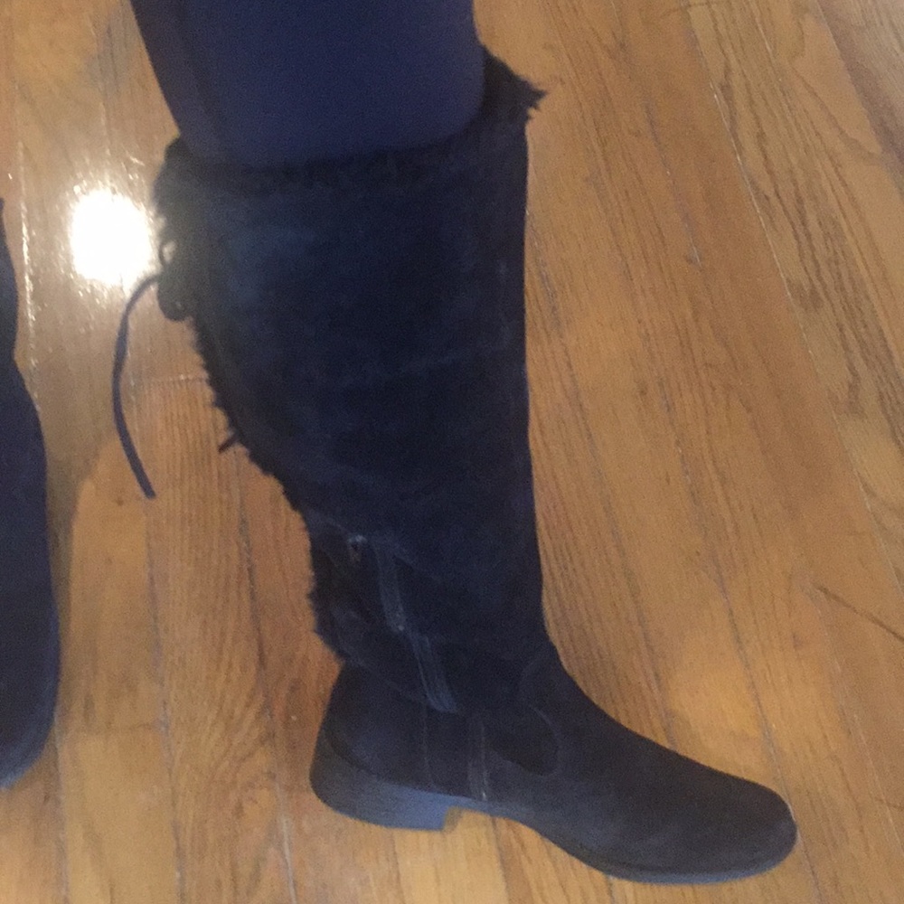 Anne Klein Flex Suede Knee High Boots