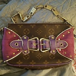 Brown, Purple, Gold Bag