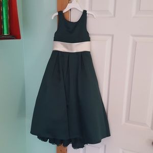 Girls flower girl or formal dress w/ lace up back