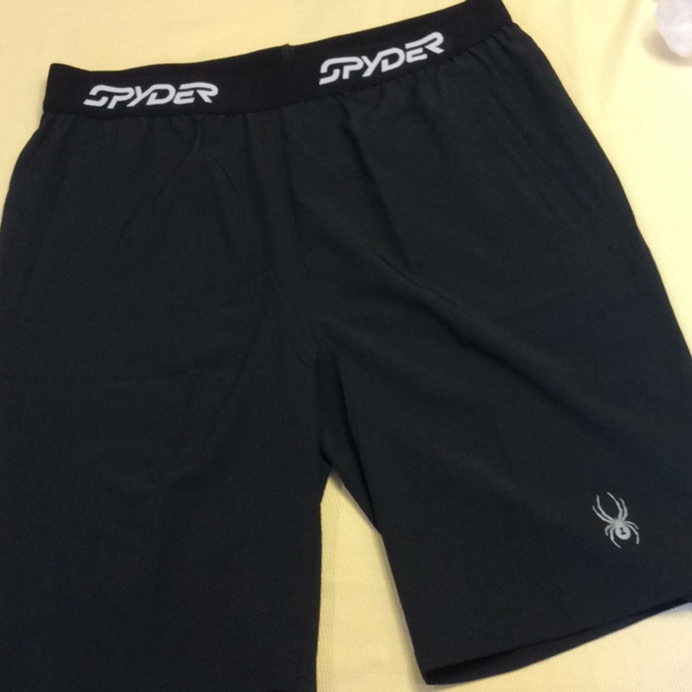 Men’s Black Spyder Shorts