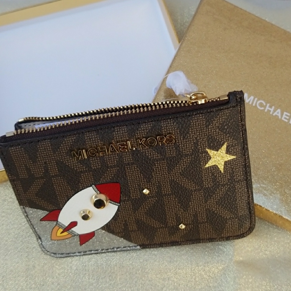 Hold MK rocket ship coin purse - Picture 1 of 3