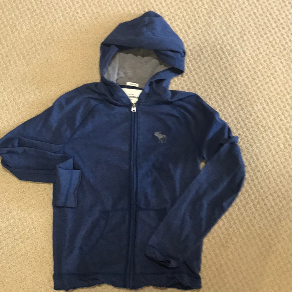 Denim blue abercrombie light weight sweatshirt