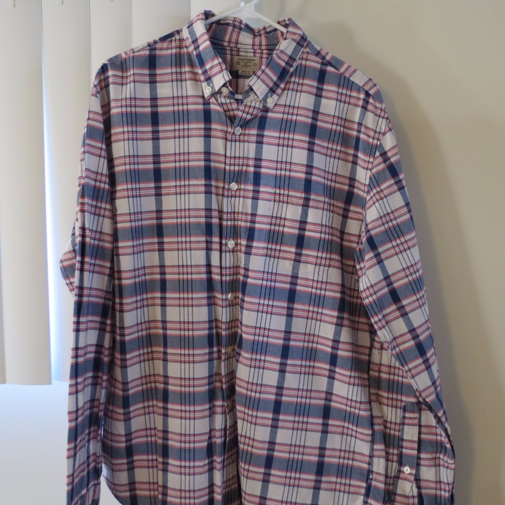 J. Crew Factory Mens Casual Button Down