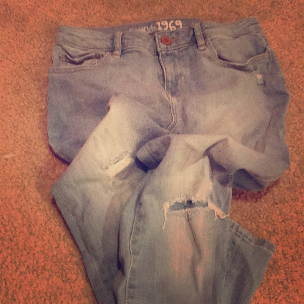 GapKids Super Skinny Patch Jeans