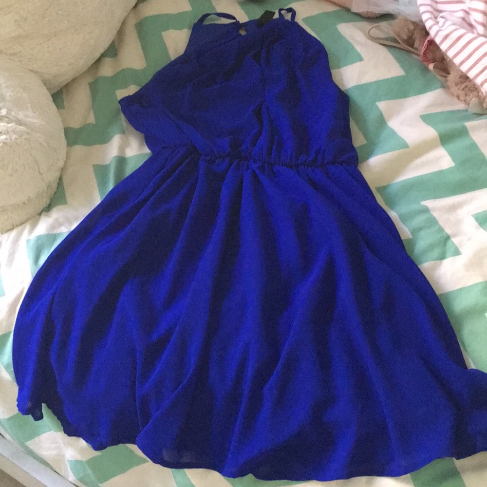 DARK BLUE PARTY DRESS