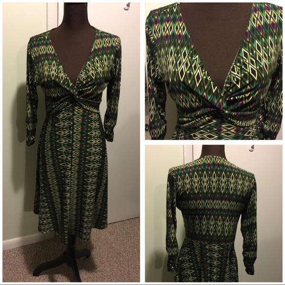 KoKoon Dresses & Skirts - Beautiful Geo Dress Knotted Front by Kokoon