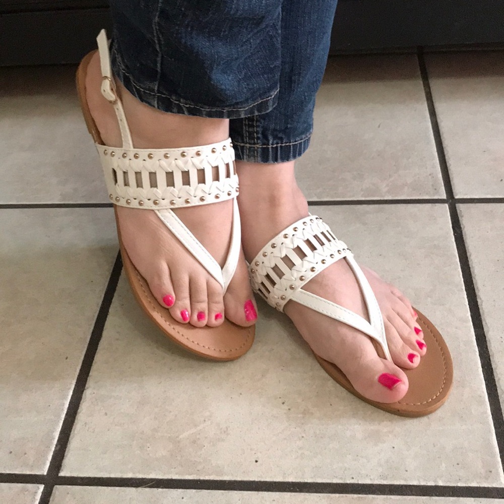 White sandles