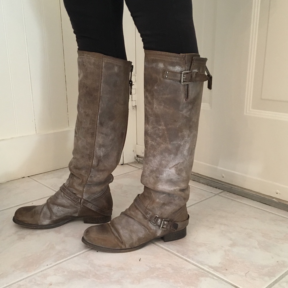 Steve Madden Genuine Leather Tall Boots