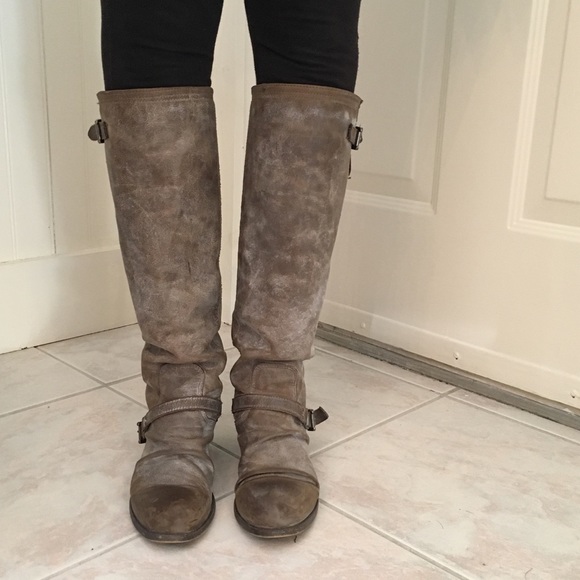 Steve Madden Genuine Leather Tall Boots - Picture 2 of 8