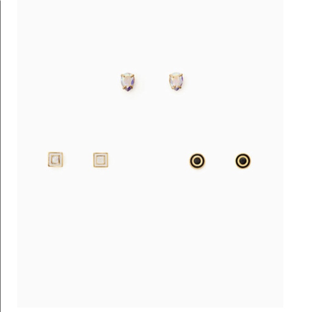 Kate Spade Set Of 3 Earrings