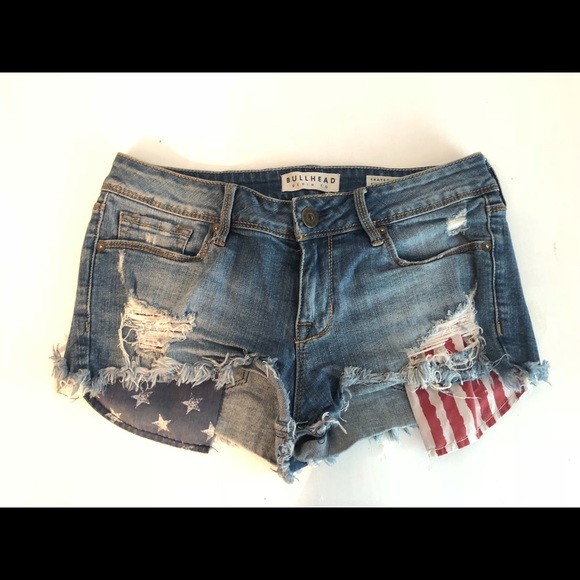 PacSun Pants - PacSun Bullhead American Flag Shorts