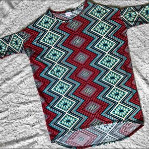 LuLaRoe Tribal Print Tunic Size XS. LIGHTLY WORN!